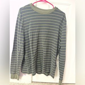 green striped t-shirt